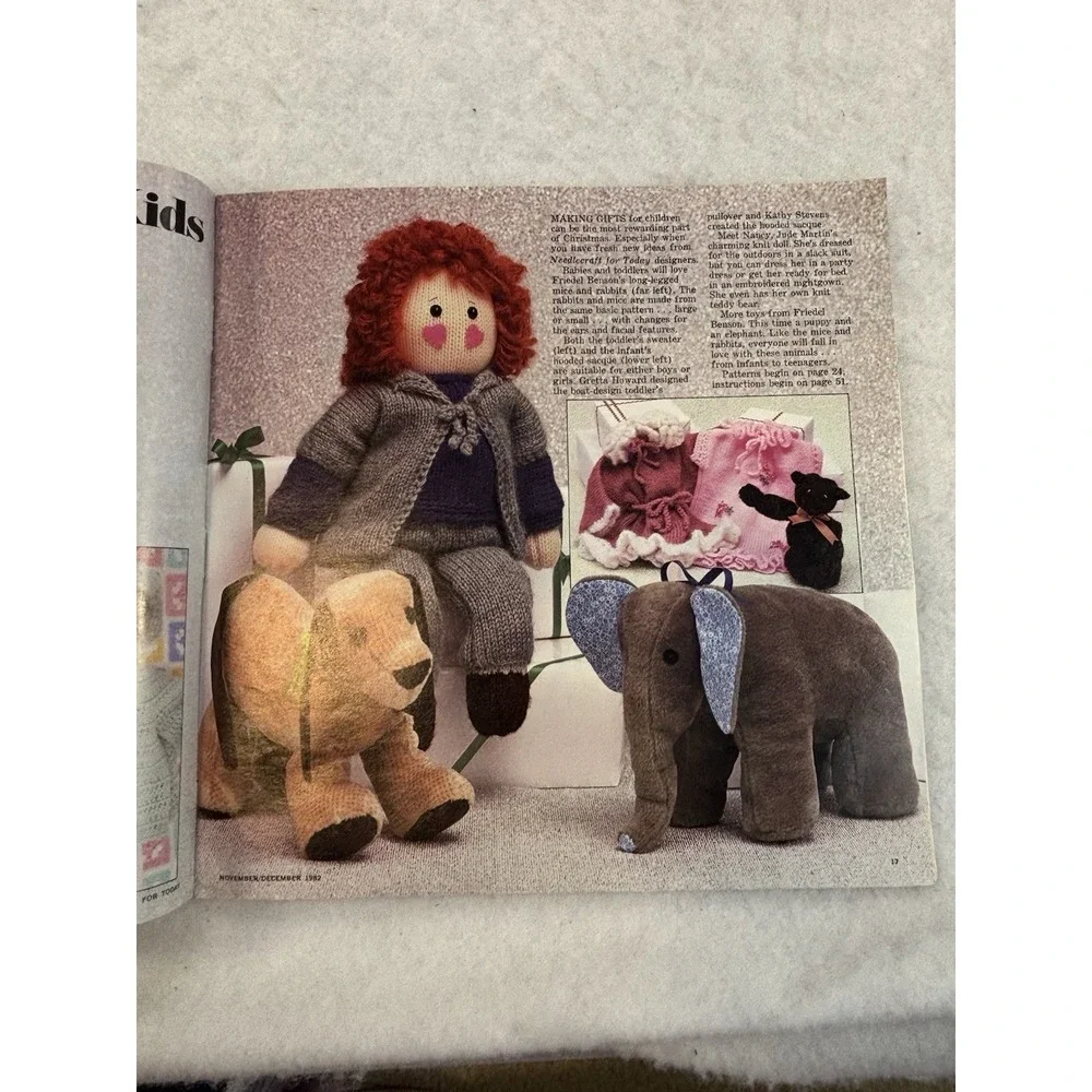 Vintage Needlecraft For Today Patterns‎ Nov/Dec 1982 Christmas Treasury Issue